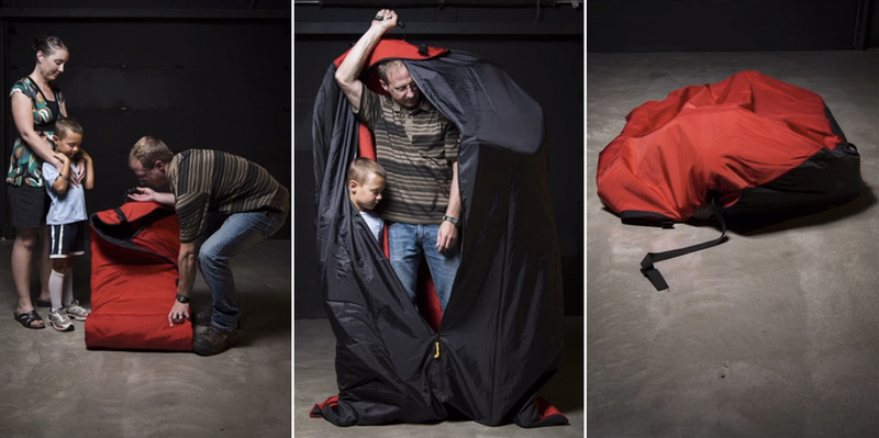 Illustration for article titled A Ballistic Sleeping Bag That Promises Protection From a Tornado